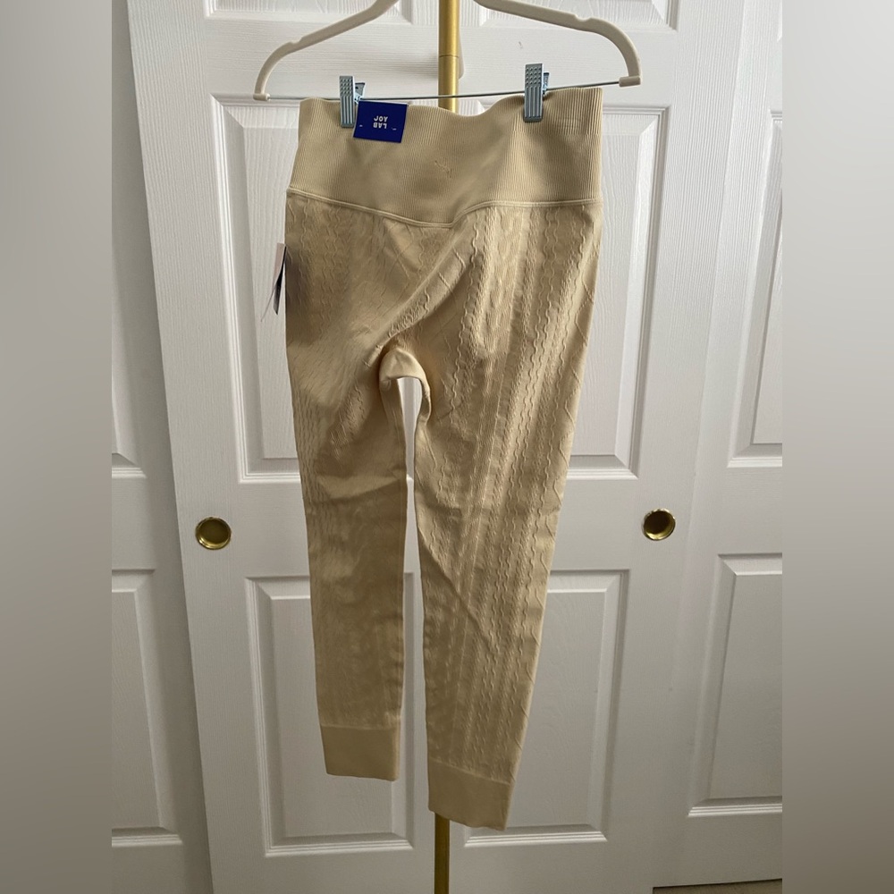 JoyLab Beige Ribbed Knitwear